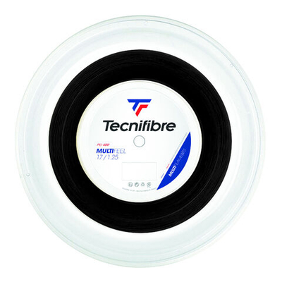 Струны теннисные Tecnifibre Multifeel 200m String Reel - Black