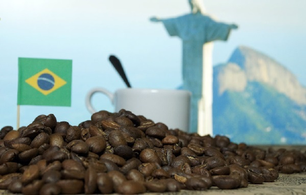 Кофе в зернах Santa Fe Бразилия Арабика 1кг