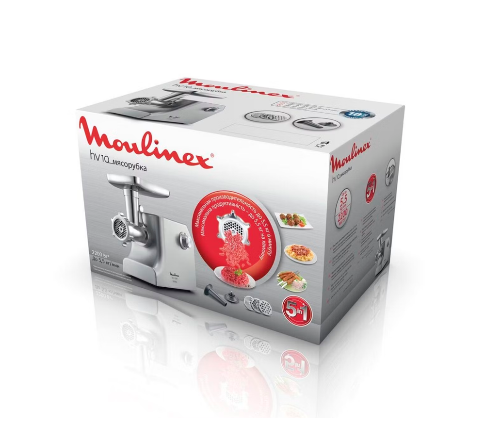 Электромясорубка Moulinex HV10 5 в 1 ME856D32 (q)