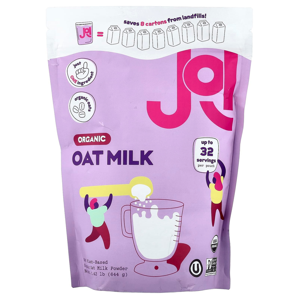 JOI, органическое овсяное сухое молоко, 644 г (1,42 фунта)