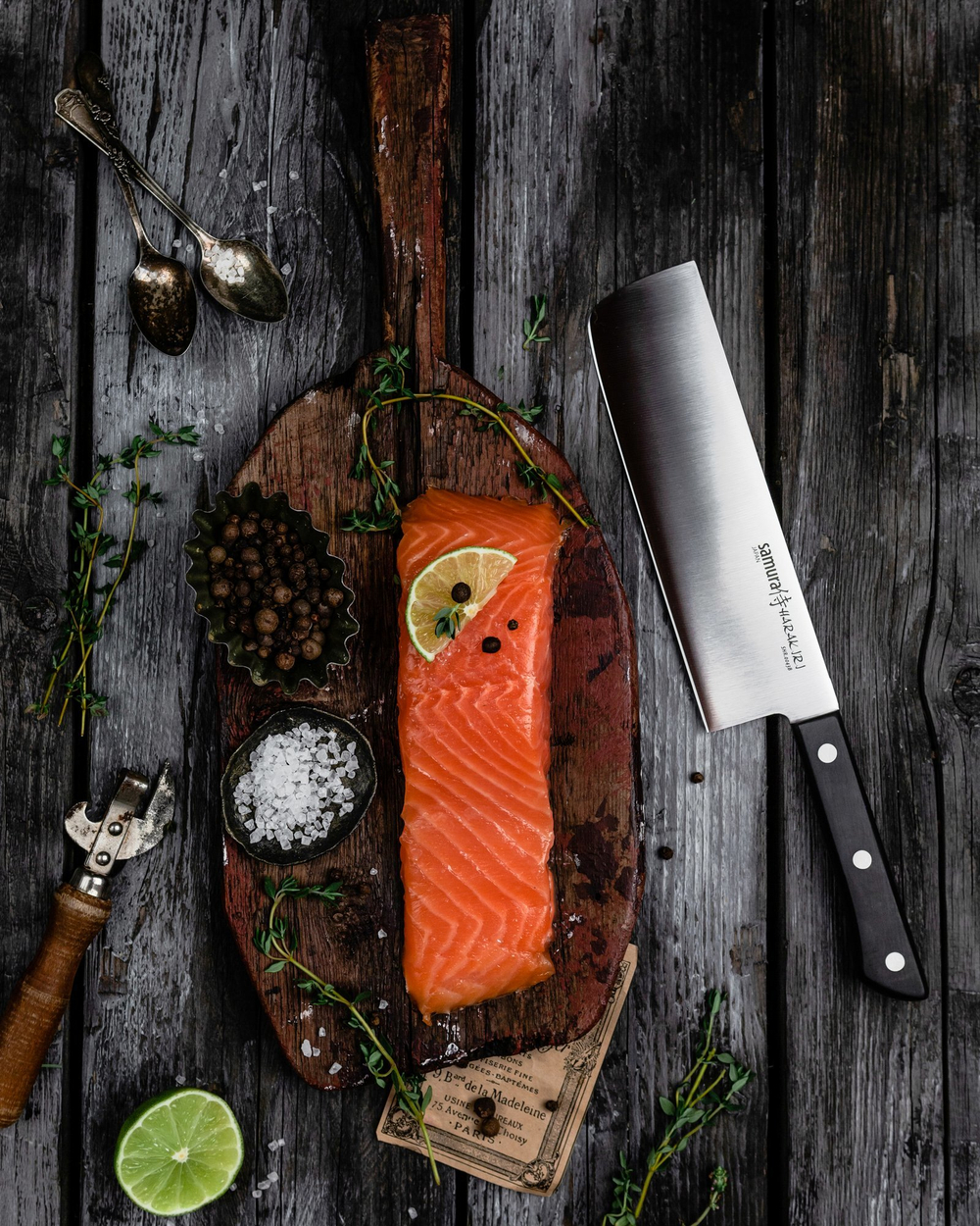 Нож кухонный Накири 16.1см Samura Harakiri черная рукоять