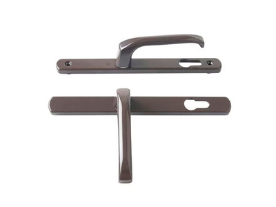 Ручка нажимной гарнитур ELP 25/92 коричневый RAL8019 (ILP0031.05)