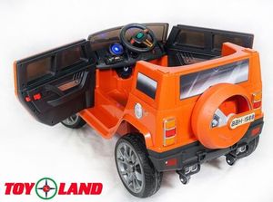 Детский электромобиль Toyland Hummer BBH1588 оранжевый фото №4