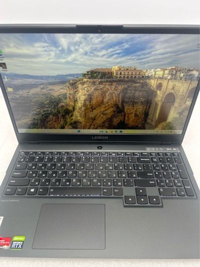 Ноутбук Lenovo Legion 5 15ARH05H (82B10083RU) 15.6"/AMD Ryzen 7 4800H /RAM 16 GB/SSD 512 GB/RTX2060/1920x1080/IPS 144 Hz/Windows 11/Подсветка кл-ры: LED/черный. Состояние: Уценка/маленькая трещина на топе/C1