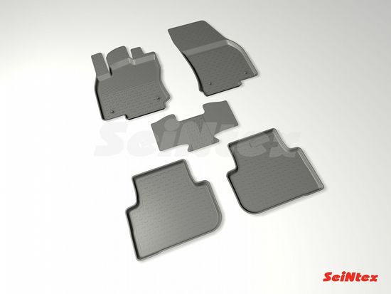 Резиновые коврики в салон Volkswagen Tiguan II (2016-наст. время) "Высокий борт"