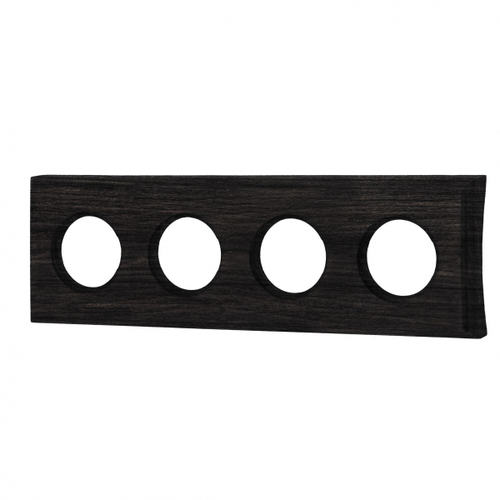 Рамка 4 постовая (Угольно-черный на бревно 240 мм) С.М. BF4C24-640-119