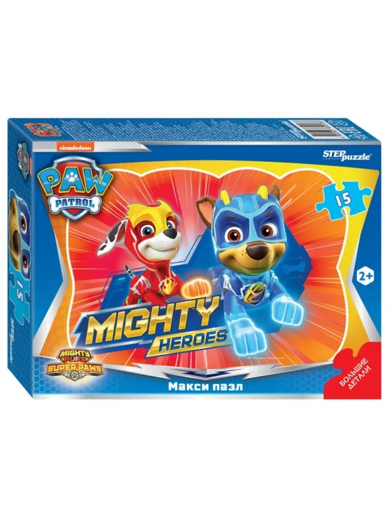 Пазл для детей 2 3 лет Щенячий патруль 15 элементов
