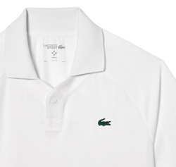 Мужское теннисное поло Lacoste x Daniil Medvedev Ultra-Dry Tennis Polo - white