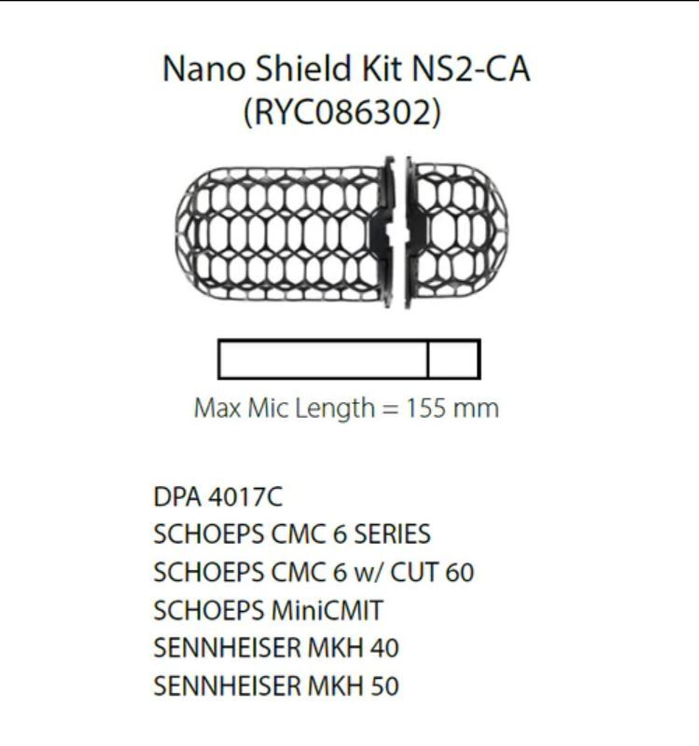 Rycote Nano Shield Kit NS2-CA (RY086302)