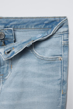 ZARA ДЖИНСЫ SKINNY FIT, ГОЛУБОЙ