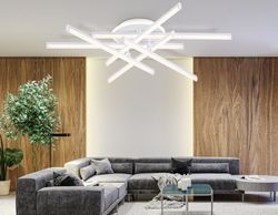 Ambrella Потолочный светодиодный светильник с пультом LineTech FL6251