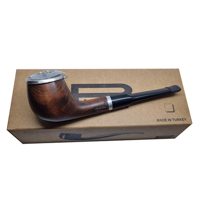 Трубка "Pipsan" №OB143 Прямая с крышкой (Охладитель, Груша)