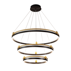 Люстра Crystal Lux FERNANDO SP158W LED BLACK/GOLD