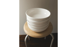 Zara Home тарелка глубокая из каменной керамики, цвет белый, 21 см
