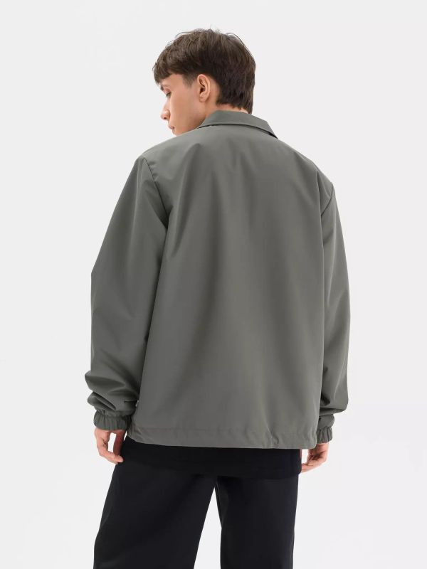 Куртка Коуч утепленная хаки - фото 4