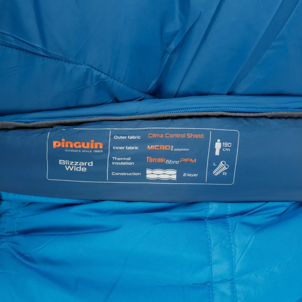 Спальный мешок Pinguin Blizzard Wide PFM