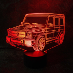 3Д-светильник "Мерседес Гелендваген - Mercedes-Benz G-класс (Гелик)"