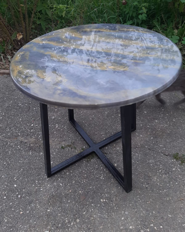 ЭКСКЛЮЗИВ СТОЛ ИЗ ЭПОКСИДНОЙ СМОЛЫ