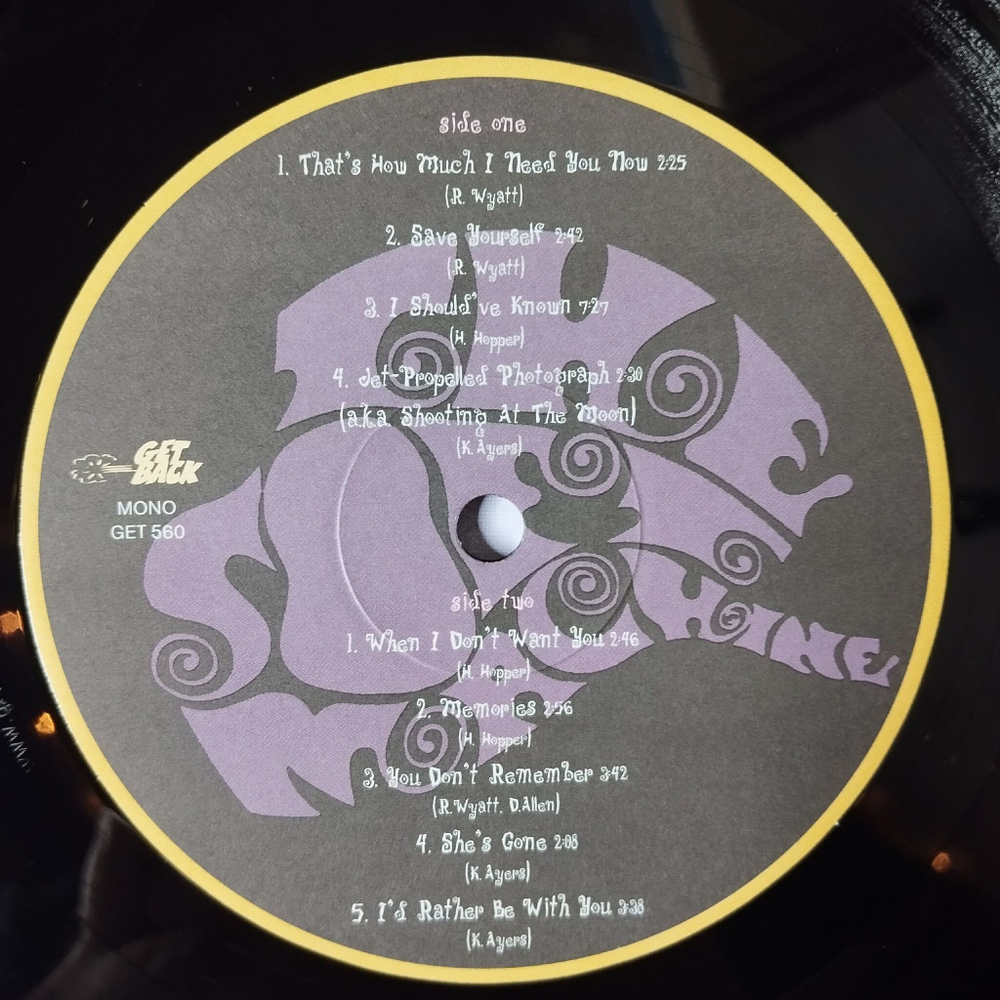 Винтажная виниловая пластинка LP The Soft Machine Jet Propelled Photographs (Italy 1999)