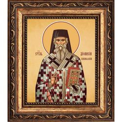 Дионисий, архиепископ Закинфский, святитель. Икона на холсте.