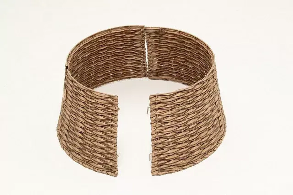 Корзина под елку Прованс 145*110*35 см., разборная, орех, ЕлкиТорг (145-219)