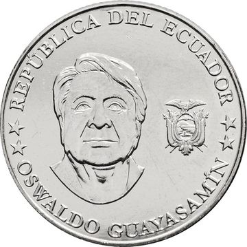 25 сентаво 2023 Эквадор «Исторические личности Эквадора - Освальдо Гуаясамин»