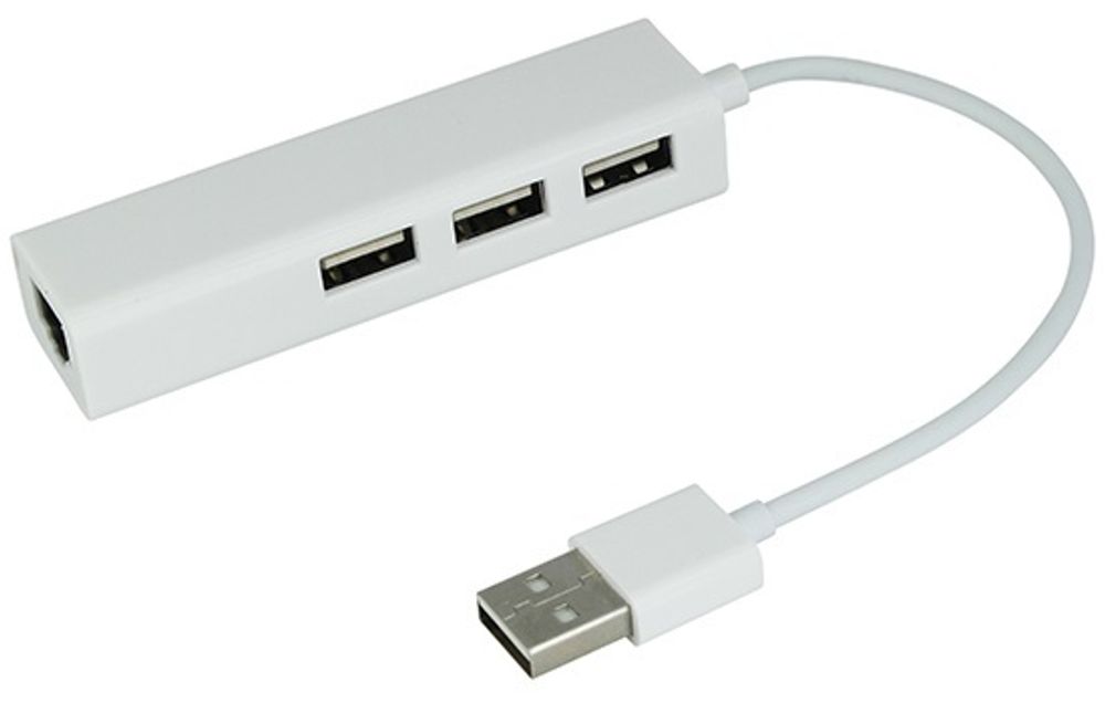 Адаптер USB Multifunction Lan Adapter 3 Port USB 3.0 Ethernet Hub