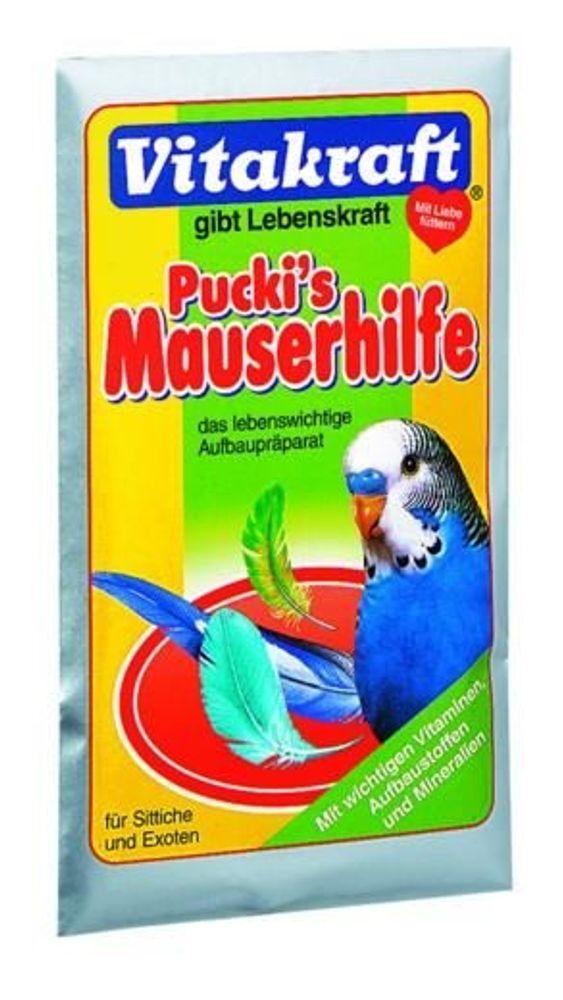 Vitakraft Подкормка для волнистых попугаев в период линьки 20г