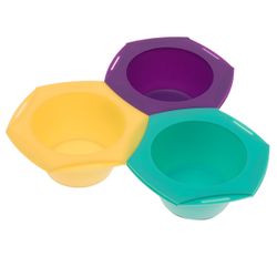 Набор для колориста из 3 цветных мисок Harizma (h10960R)