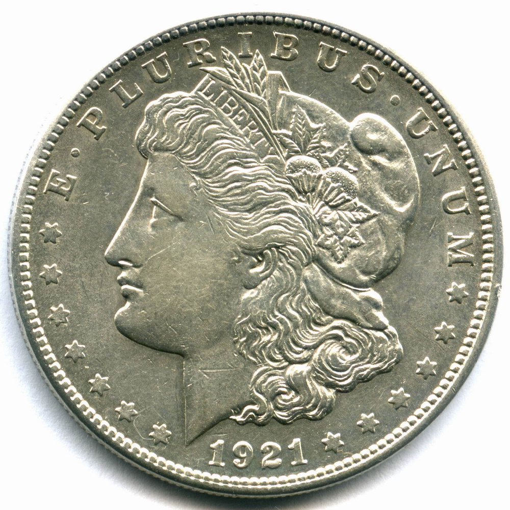 1 доллар 1921. (S) США XF+ (Морган)