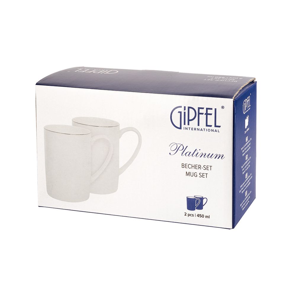 Набор кружек Gipfel Platinum 51538 450 мл 2 предмета