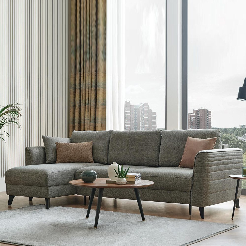 Диван угловой большой ENZA HOME GRACE EH69717