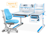 Комплект Mealux парта Sherwood Energy + Match KBL (арт. BD-830 W/BL Energy+Y-528 KBL)