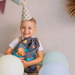 Мешок для сменки. Львенок в машинке