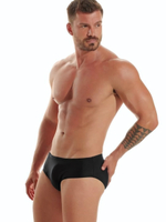 Мужские плавки с широким бочком (Размер: L) (Цвет: черный)