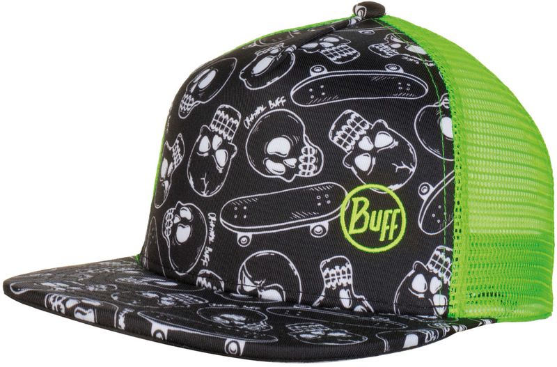 Кепка с прямым козырьком детская Buff Trucker Cap Bone Multi Фото 1