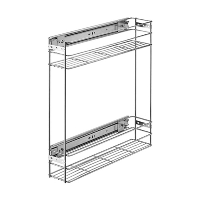 Бутылочница 150 мм с боковым креплением, с доводчиком, хром