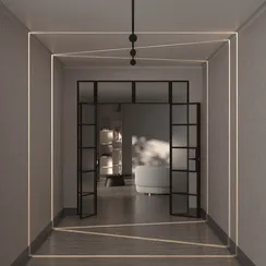Трековый светильник Контур / Outline Exility 4000K 6Вт 180° Technical tr090-2-6w4k-b