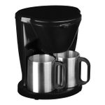 Кофеварка электрическая LEBEN 286-025 на 2чашки