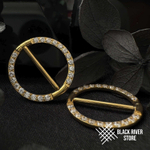 Кликер Barbell Crystal PVD Yellow 1.6мм