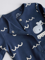 Комбинезон / Cлип для малышей Next E19-568, 3 шт., Голубой, Бежевый, Темно-синий