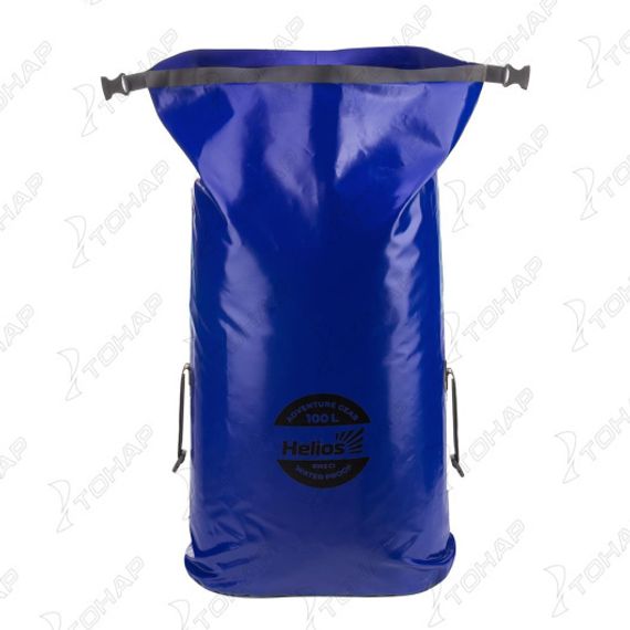 Герморюкзак 100 л (ПВХ, синий/черный) (HS-GR-100-BB) Helios