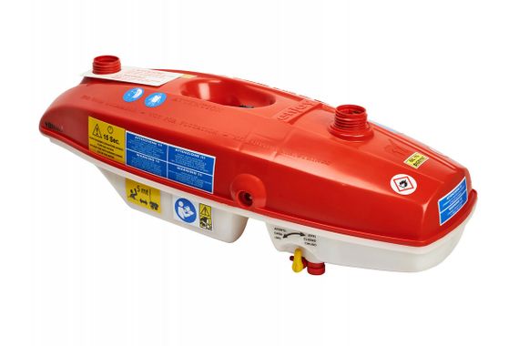 Корпус бака с предупреждающими наклейками для Comer Aquascooter Supermagnum AS650