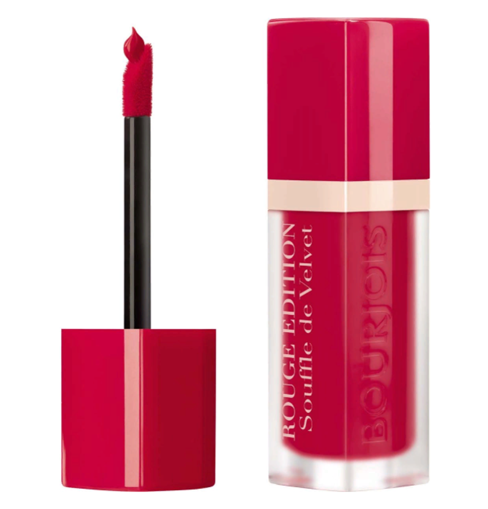 %%Bourjois Флюид для губ Rouge Edition Souffle de Velvet, бархатный, тон №07, Plum Plum Pidou, 8 мл