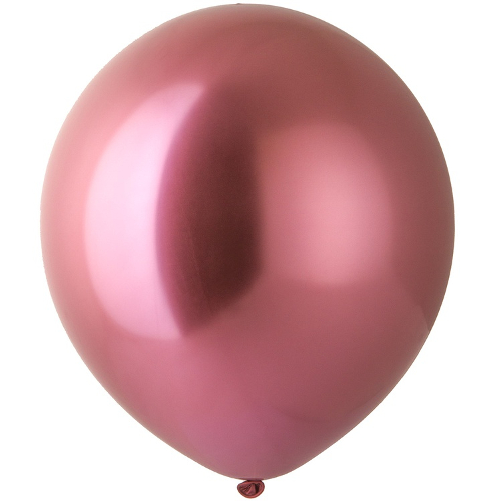 Шар латексный Хром 91 см (Красный)