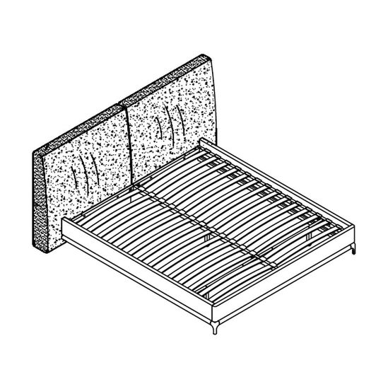 Кровать с решеткой CALPE, MOD INTERIORS