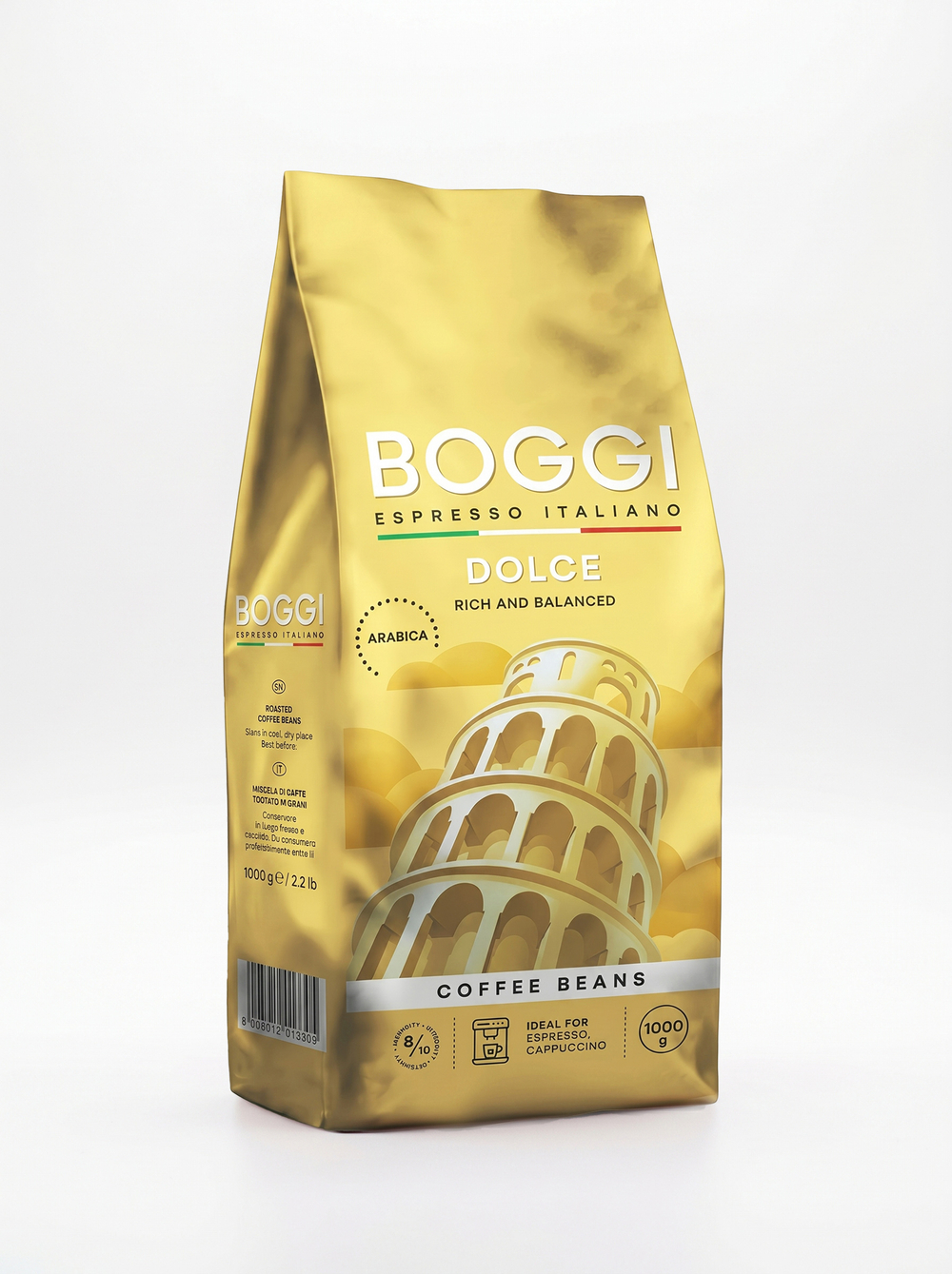 Кофе в зернах Boggi DOLCE, 1000 г