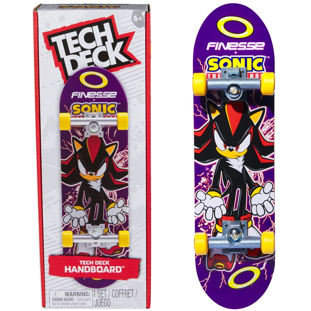 Tech Deck - Макси скейтборд Handboard Finesse X Sonic the Hedgehog 20149300