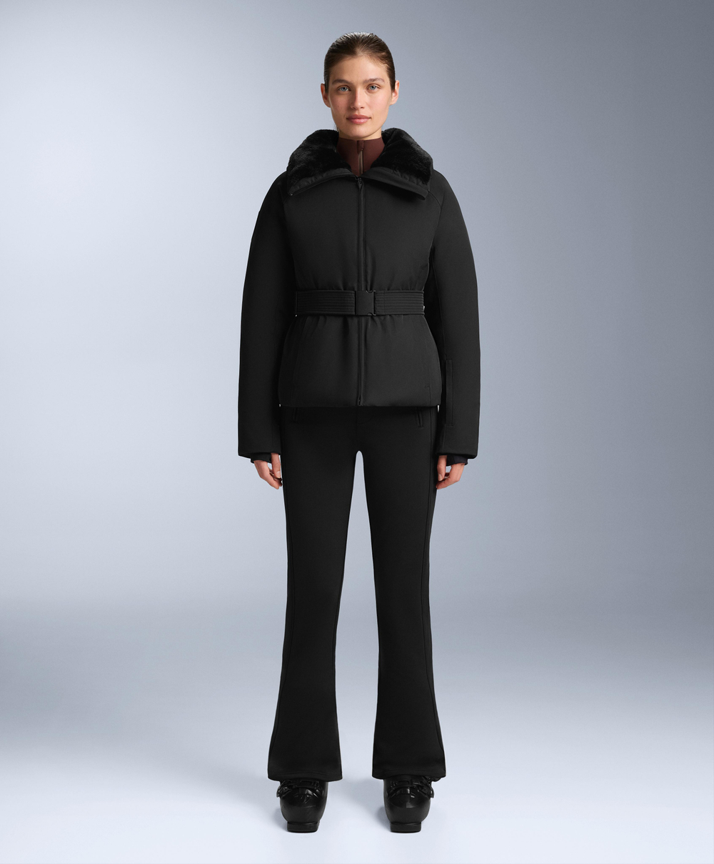 Oysho Водонепроницаемая утепленная куртка Primaloft® SKI, черный