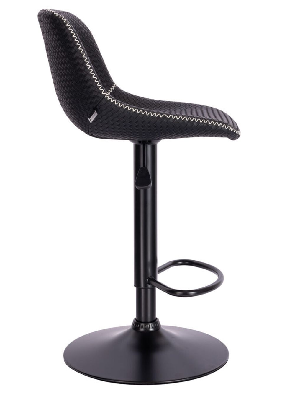 Стул барный Everprof Smile Black Экокожа Черный